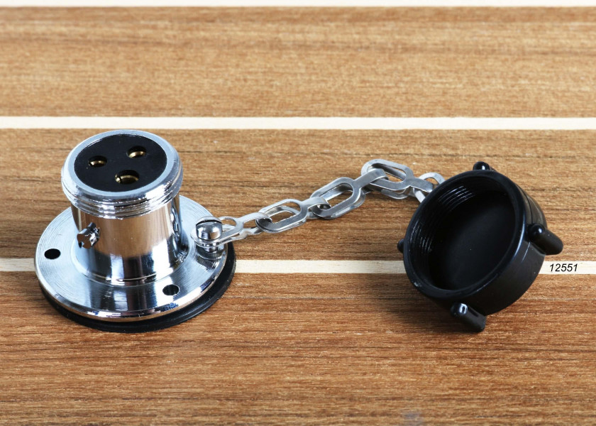 Купить Plug Connectors, 3 pole 3 A / chrome-plated brass 12551-bvs 7ft.ru в интернет магазине Семь Футов