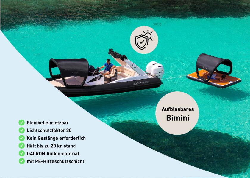 Купить DECKTENT Inflatable Bimini / size XS / black 32291-bvs 7ft.ru в интернет магазине Семь Футов