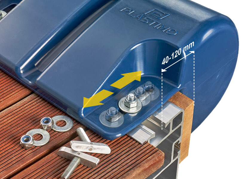 Купить PLASTIMO Pontoon Fender 900 x 300 / blue 31767-bvs 7ft.ru в интернет магазине Семь Футов