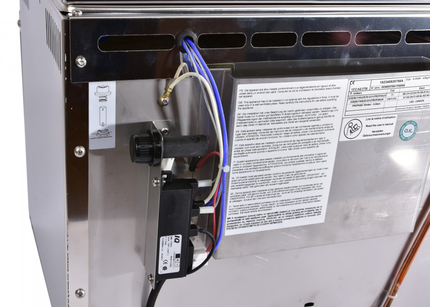 Купить Газовая двухконфорочная плита Eno Le Gascogne 182340820785 515x470x450мм 24л 30мбар из нержавеющей стали AISI304L 7ft.ru в интернет магазине Семь Футов