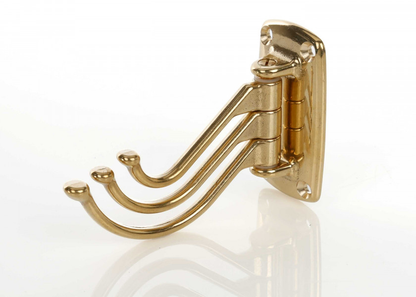 Купить Triple Clothing Hooks, swiveling / brass 16645-bvs 7ft.ru в интернет магазине Семь Футов