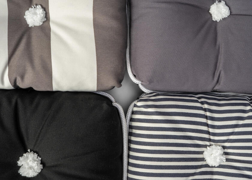 Купить Kapok Double Cushion / navy blue / thin stripes 57357-bvs 7ft.ru в интернет магазине Семь Футов