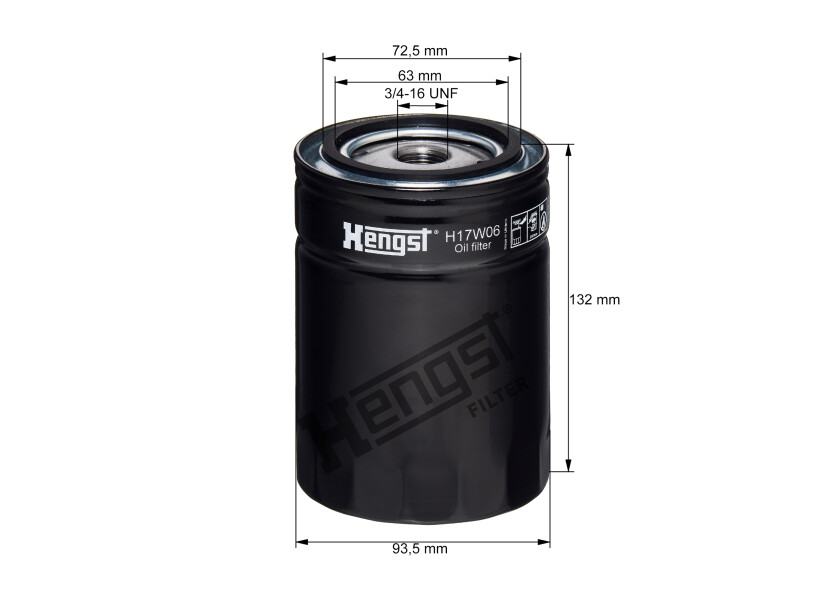 Купить HENGST H17W06 Масляный фильтр для Perkins & Sole Diesel 7ft.ru в интернет магазине Семь Футов