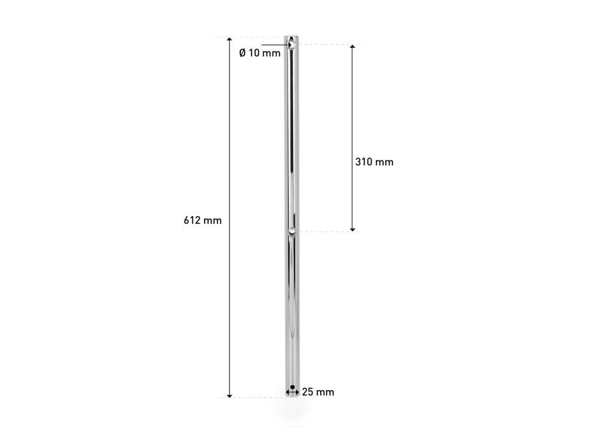 Купить Relingsstütze V4A / für JEANNEAU SUN ODYSSEY, SUN FAST / 612 мм / флакер Kopf 7ft.ru в интернет магазине Семь Футов