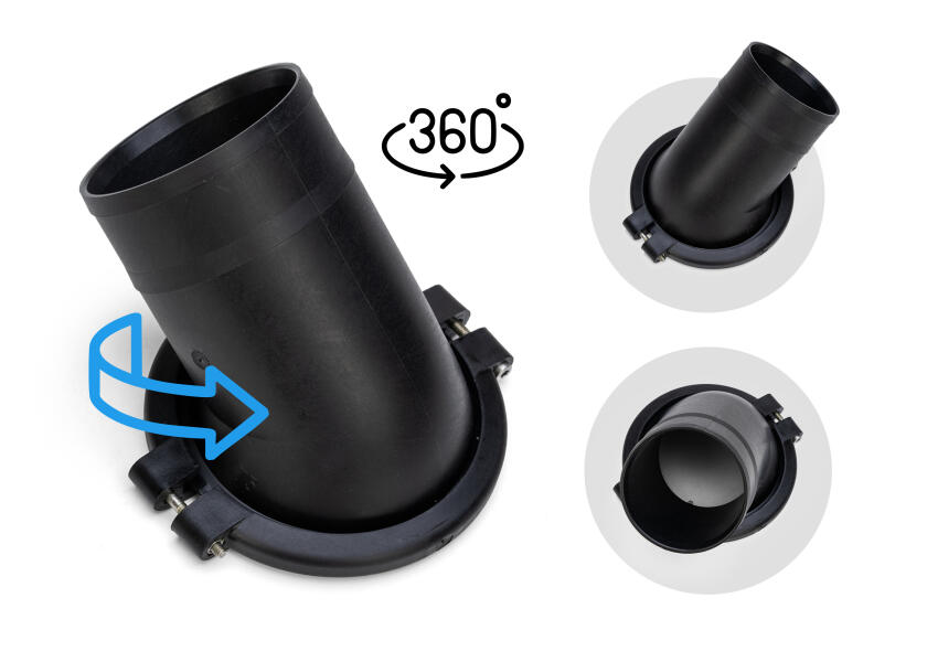 Купить Вращающийся адаптер Vetus DM30008 Ø75мм для водяных замков NLP75HD 7ft.ru в интернет магазине Семь Футов