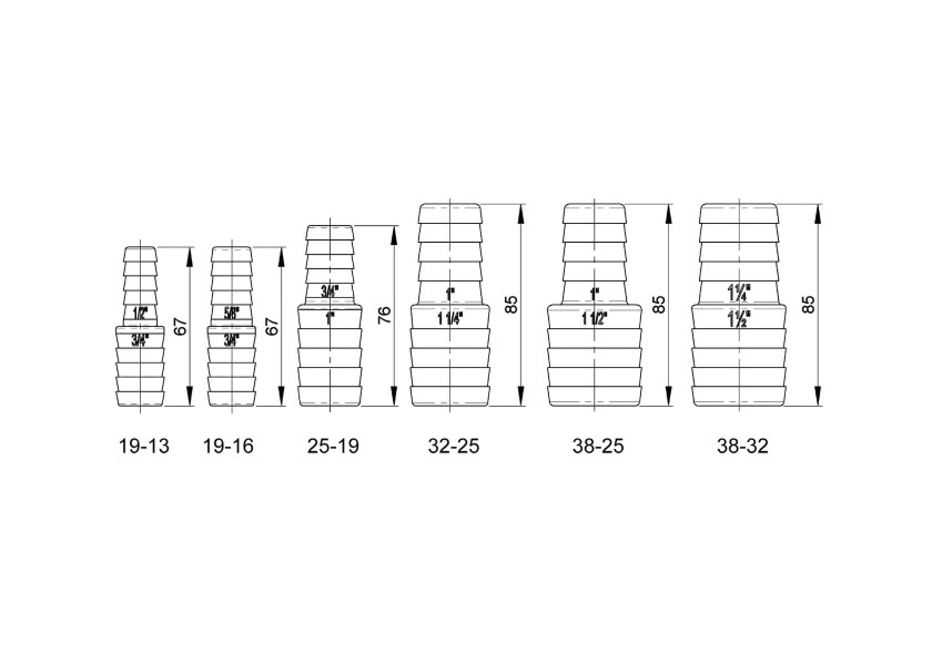 Купить TRUDESIGN 90407 Соединитель шланга / Шланговое соединение: 25, 38 мм 7ft.ru в интернет магазине Семь Футов