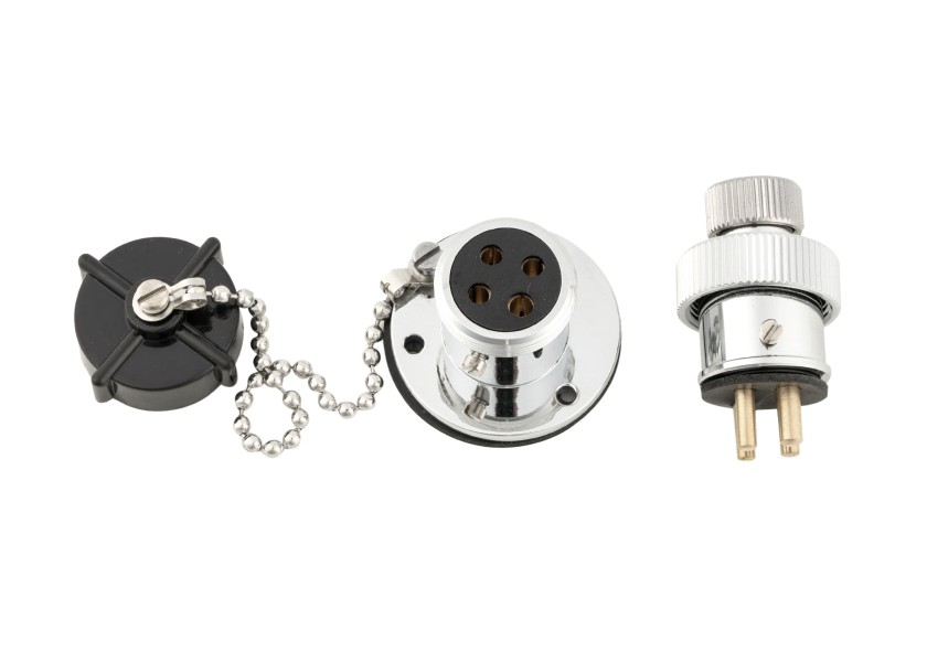 Купить Plug Connectors, 4 pole 3 A / chrome-plated brass 12552-bvs 7ft.ru в интернет магазине Семь Футов