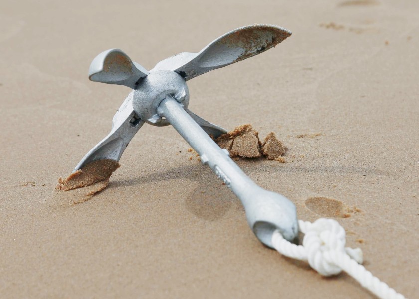 Купить Складной якорь-кошка - оцинкованная сталь / Вес якоря: 12 кг. 7ft.ru в интернет магазине Семь Футов