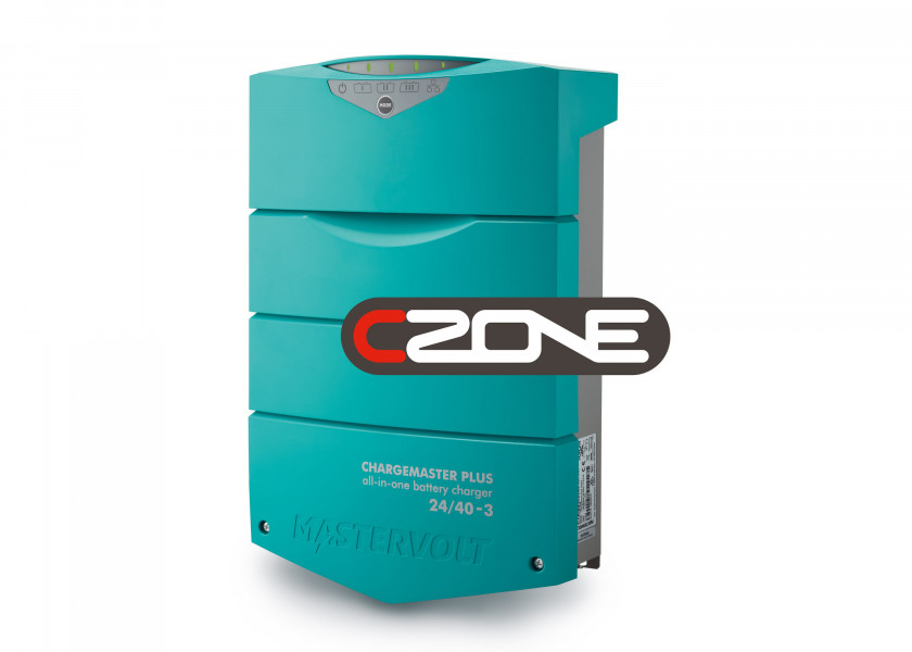 Купить Универсальное автоматическое ЗУ Mastervolt ChargeMaster Plus 24/40-3 CZone 44320405 12/24/120/230В 40А 384x250x127мм IP23 для АКБ 160-400Ач 7ft.ru в интернет магазине Семь Футов
