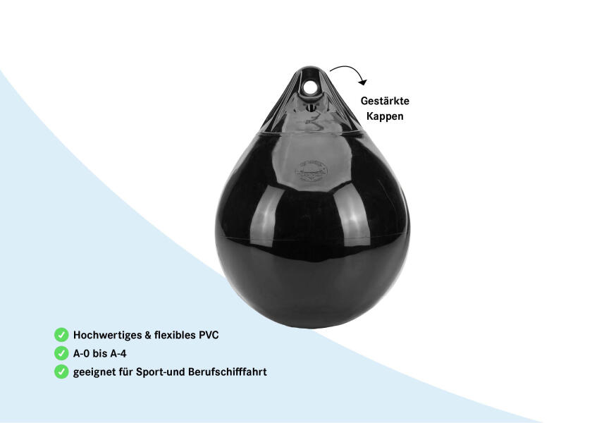 Купить POLYFORM NORWAY A Series Ball Fender / black 34241-bvs 7ft.ru в интернет магазине Семь Футов