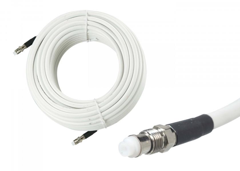 Купить Кабель коаксиальный Glomex RG8X RA350/30FME 50Ом Ø6,2мм 30м с разъёмами FME белый 7ft.ru в интернет магазине Семь Футов
