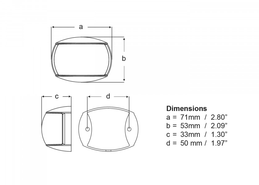 Купить HELLA MARINE NaviLED Port Navigation Light, white 20788-bvs 7ft.ru в интернет магазине Семь Футов