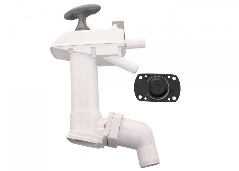 Купить Ручная помпа Johnson Pump Aqua-T 81-47239-01 19/38мм для ручных унитазов 7ft.ru в интернет магазине Семь Футов