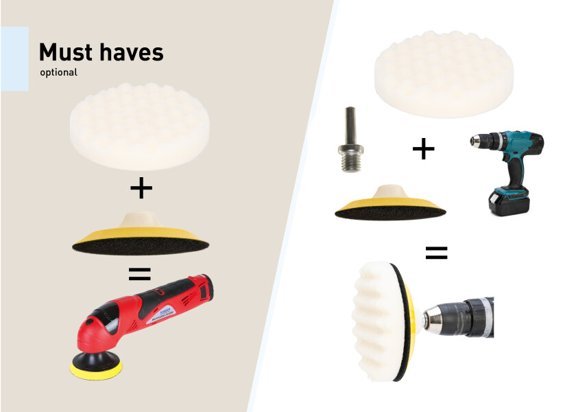 Купить SEATEC Губка полировальная/вафельная/жесткая / Ø: 150 мм 7ft.ru в интернет магазине Семь Футов