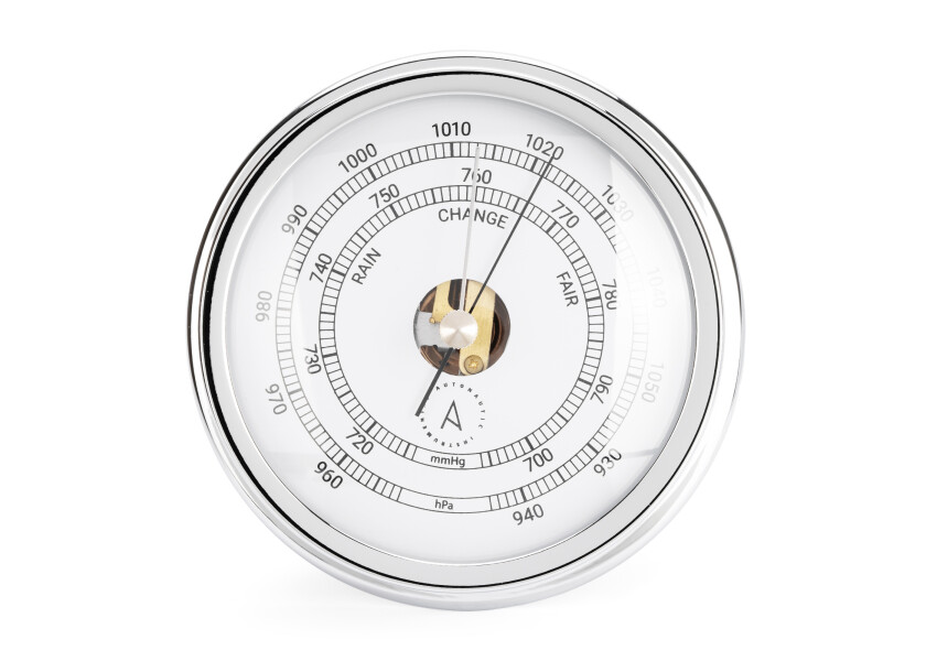 Купить Барометр Autonautic instrumental Pacific B120C 120x35мм из хромированной латуни 7ft.ru в интернет магазине Семь Футов