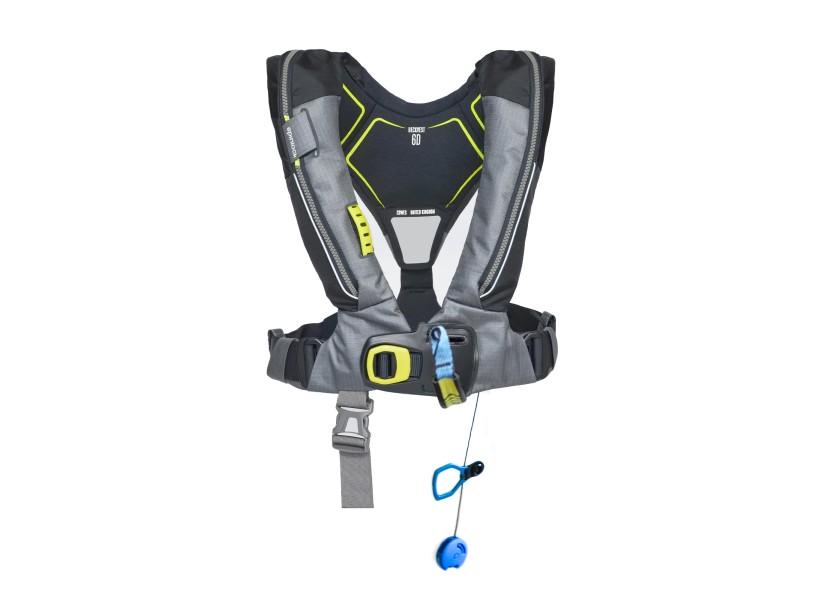 Купить Spinlock DW-LJH6D/A/HRS 6D 170N С установленным спасательным жилетом системы HRS Черный Black 7ft.ru в интернет магазине Семь Футов