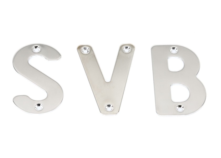 Купить Регистрационная буква "Z" из полированной нержавеющей стали Roca 907128 75 мм 7ft.ru в интернет магазине Семь Футов