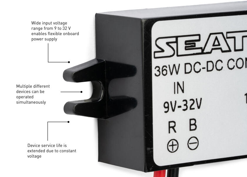 Купить SEATEC DC-DC Converter 9-32 V DC input / 12 V output / 3 A 33964-bvs 7ft.ru в интернет магазине Семь Футов