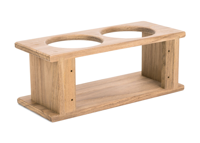 Купить ARC 220 Держатель для бутылок из тикового дерева / 2 бутылки 12955-bvs 7ft.ru в интернет магазине Семь Футов