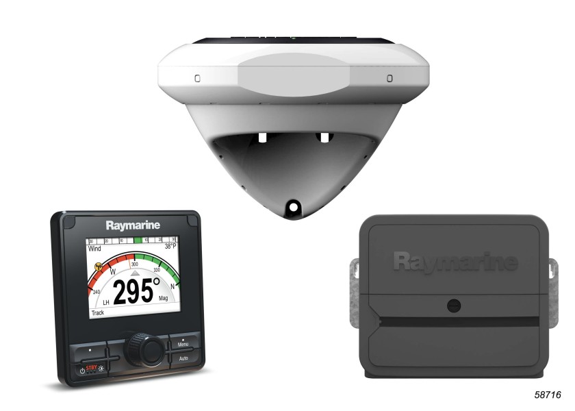 Купить Raymarine T70162 EV-400 Power Evolution Модули Черный Black no Drive  7ft.ru в интернет магазине Семь Футов