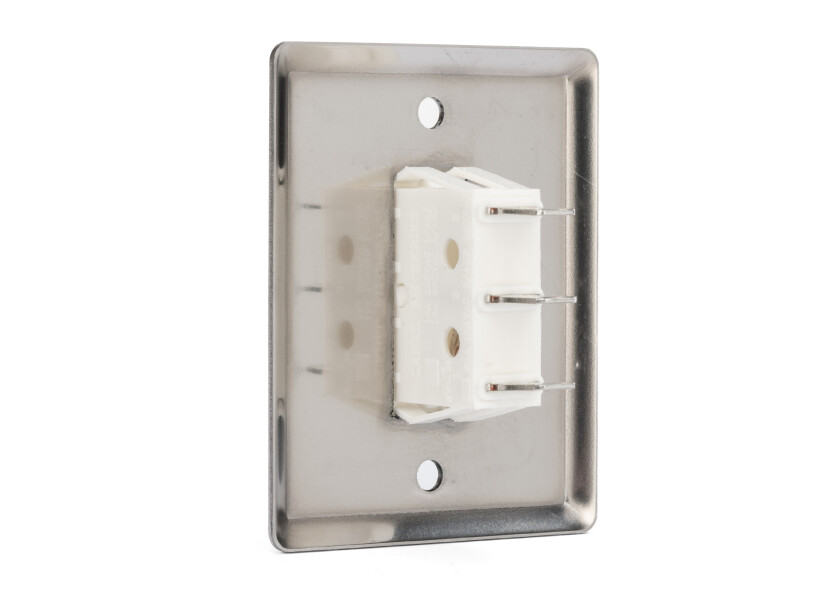 Купить Переключатель скрытого монтажа, одинарный / нержавеющая сталь 46650-bvs 7ft.ru в интернет магазине Семь Футов