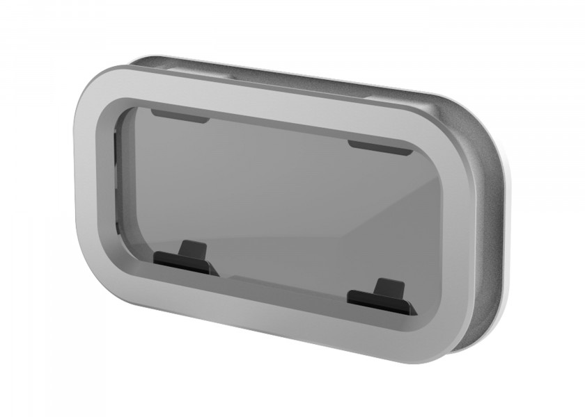 Купить Иллюминатор открывающийся Lewmar Standard Portlight 393120200 191x367x4 мм размер 1 с отделкой из белого АБС-пластика 7ft.ru в интернет магазине Семь Футов