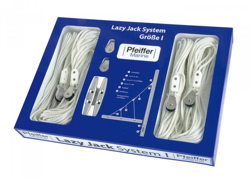 Купить Система для уборки грота Pfeiffer Marine Lazy Jack 7688001 7ft.ru в интернет магазине Семь Футов