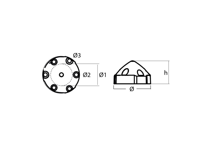 Купить Zinc Anode suitable for MAX PROP Propeller 28/ 35 mm shaft 29621-bvs 7ft.ru в интернет магазине Семь Футов