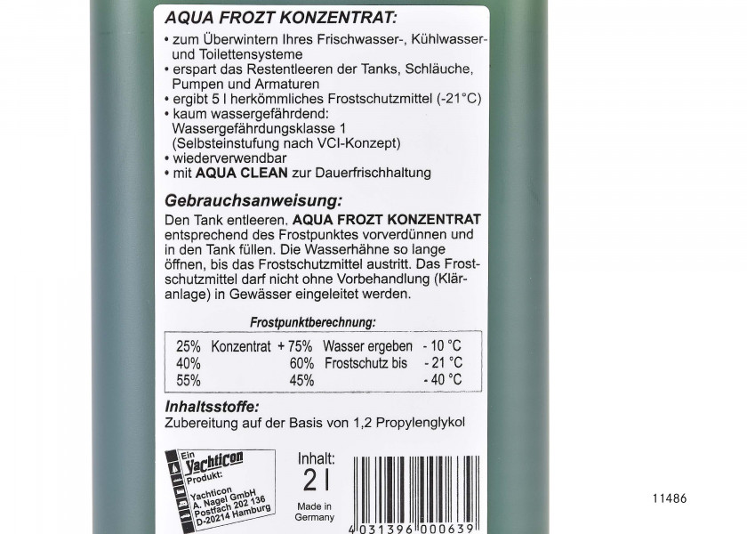 Купить YACHTICON AQUA FROZT Antifreeze / liquid 11489-bvs 7ft.ru в интернет магазине Семь Футов