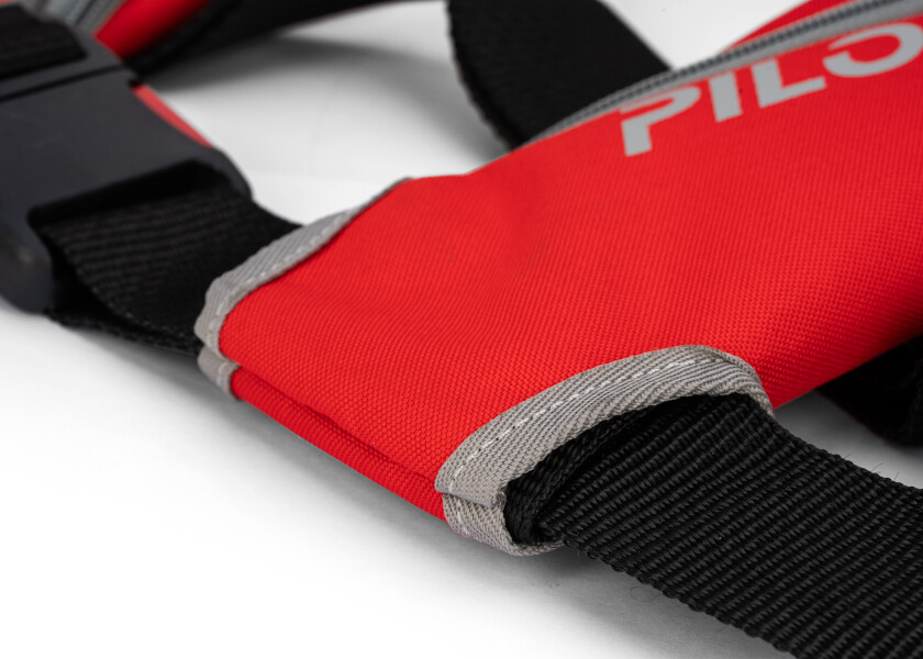 Купить Ручной надувной спасательный жилет Plastimo Pilot165 66781 165N 40кг из нейлона красный 7ft.ru в интернет магазине Семь Футов