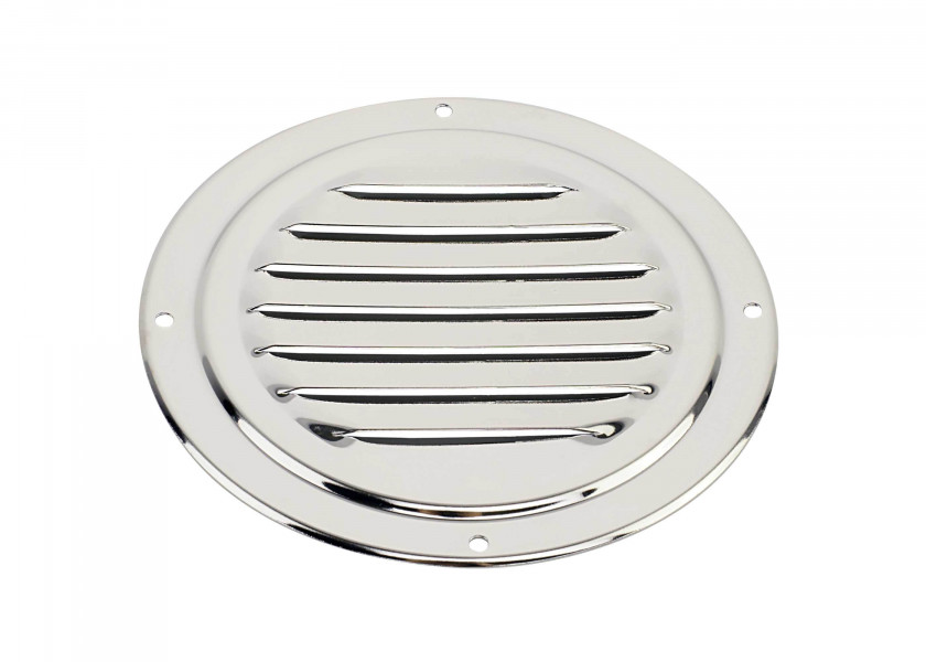 Купить Решётка вентиляционная круглая Roca 481430 Ø127мм из электрополированной нержавеющей стали AISI304 7ft.ru в интернет магазине Семь Футов