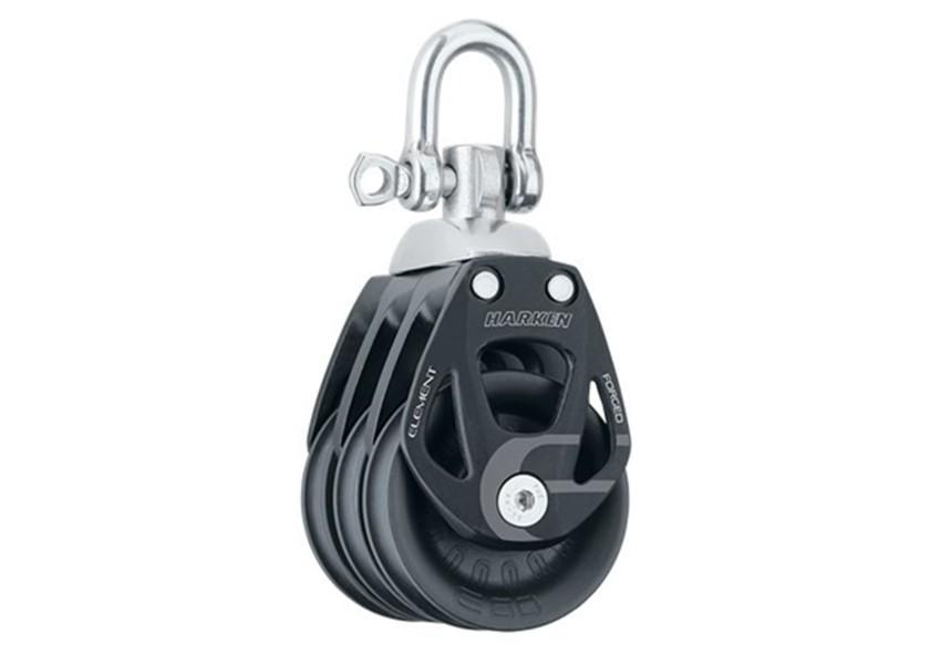 Купить Harken 6272 Element Triple Swivel Block 60 mm Черный  Black / Silver 7ft.ru в интернет магазине Семь Футов