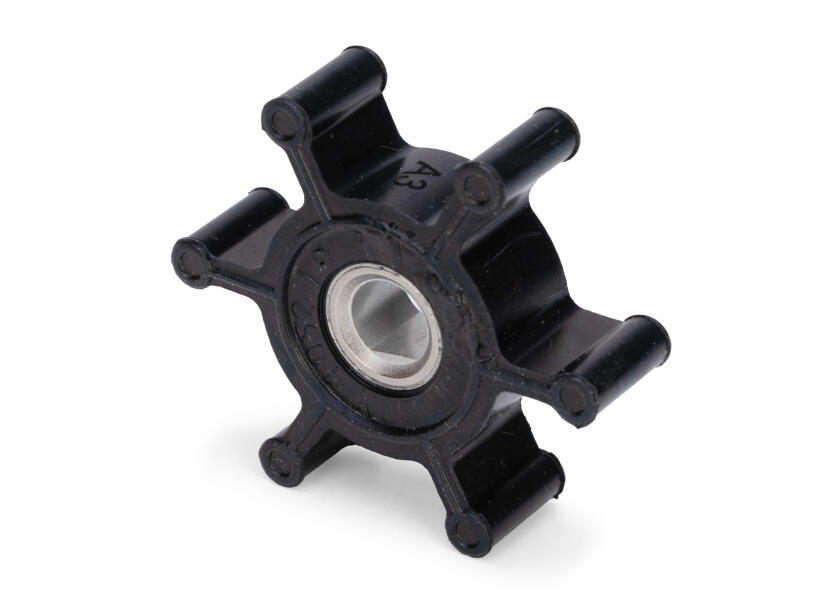 Купить Импеллер с лыской Johnson Pump 09-1052S-9 Ø45,2x12,8мм посадочное Ø8мм 6 лопастей из чёрного маслостойкого нитрила 7ft.ru в интернет магазине Семь Футов