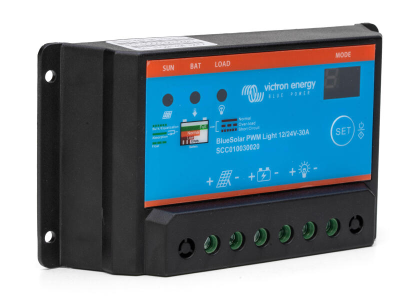 Купить VICTRON BlueSolar PWM-Light 12/24-30 Solar Charge Controller 41601-bvs 7ft.ru в интернет магазине Семь Футов
