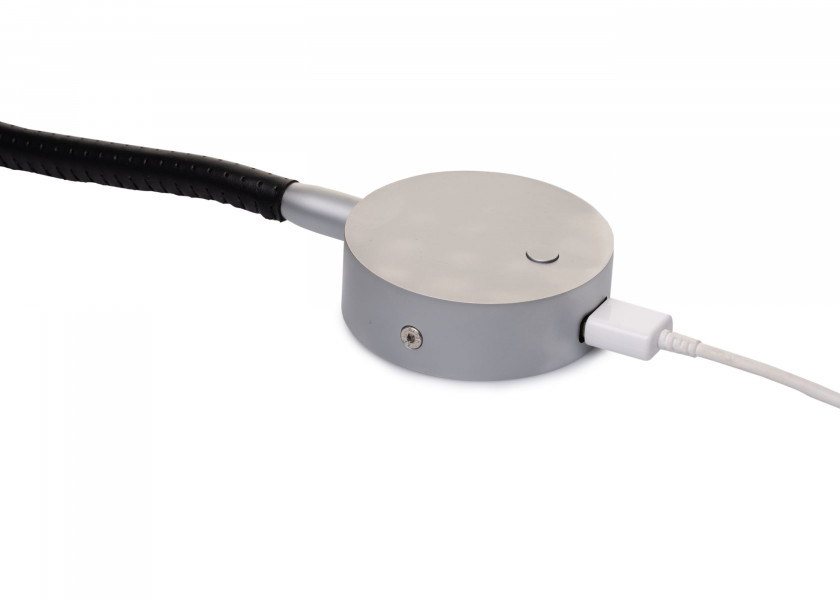 Купить PREBIT LED Flexlight 07-1 USB / mat chrome with black leather cover 25909-bvs 7ft.ru в интернет магазине Семь Футов