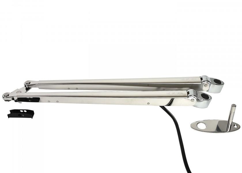 Купить Рычаг стеклоочистителя двойной пантограф Roca 536330 470 - 750 мм электрополированный 7ft.ru в интернет магазине Семь Футов