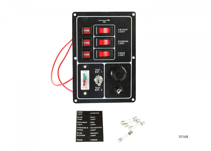 Купить Switch Panel with Horn Button and Voltmeter 10168-bvs 7ft.ru в интернет магазине Семь Футов