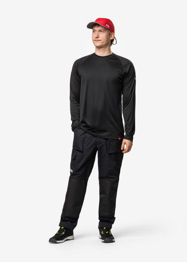 Купить Gill UV011-BLK01-M Футболка с длинным рукавом UV Tec Черный Black M 7ft.ru в интернет магазине Семь Футов