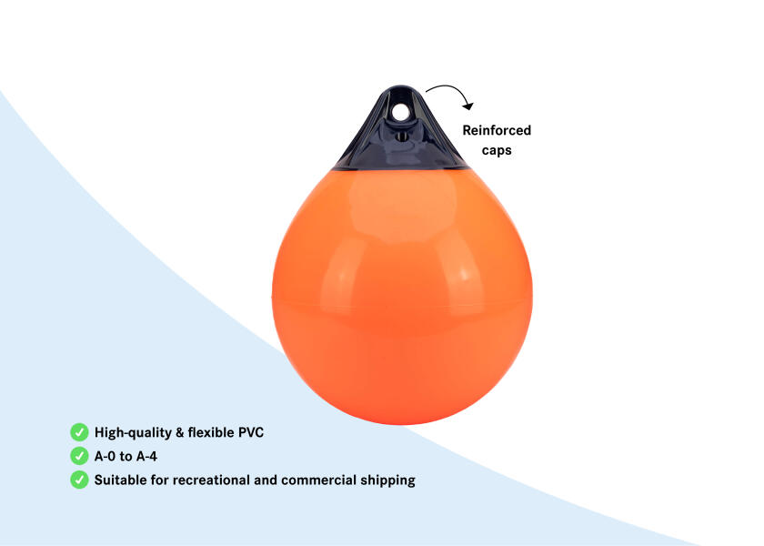 Купить POLYFORM NORWAY A Series Ball Fender / red 33418-bvs 7ft.ru в интернет магазине Семь Футов