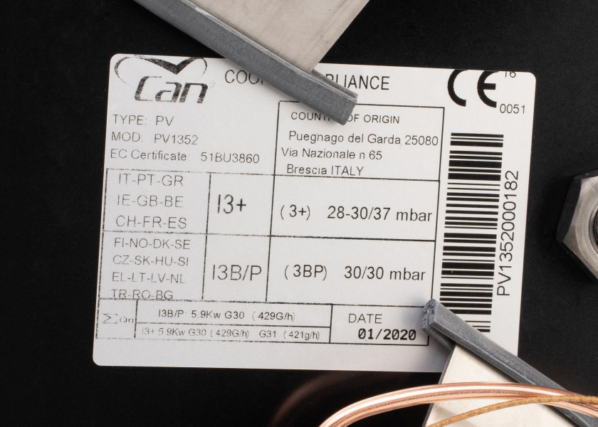 Купить CAN STEEL PV1352WITHERMETO Стеклокерамическая газовая плита / 3 конфорки 36621-bvs 7ft.ru в интернет магазине Семь Футов