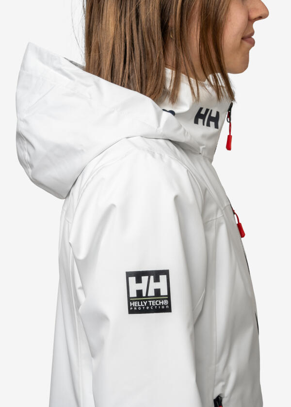 Купить Helly hansen 34448_001-l Куртка Crew Hooded 2.0 White 30x25x10 7ft.ru в интернет магазине Семь Футов