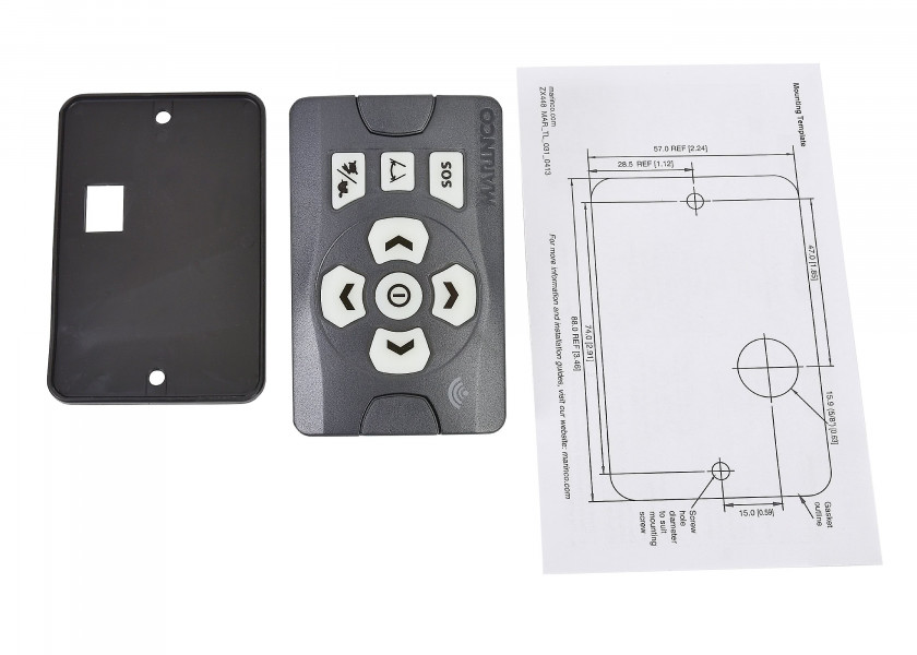 Купить Врезной пульт дистанционного управления Marinco SPLR-2 для точной установки в рубке катера 7ft.ru в интернет магазине Семь Футов
