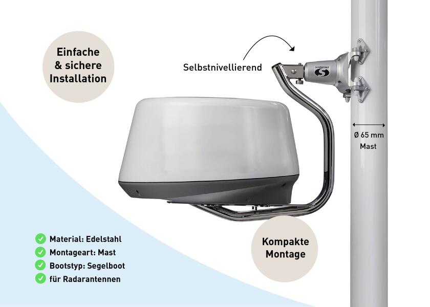 Купить SCANSTRUT Gimbal Mast Radar Mount / LMM-1 93019-bvs 7ft.ru в интернет магазине Семь Футов
