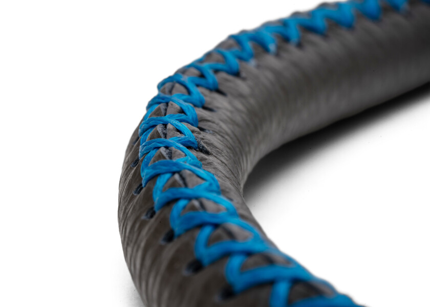 Купить ADVANCE-Швартовочный трос с сращенной проушиной и кожаным чехлом / титановый/синий / Веревка-Ø: 18 мм; Длина: 10 м 7ft.ru в интернет магазине Семь Футов