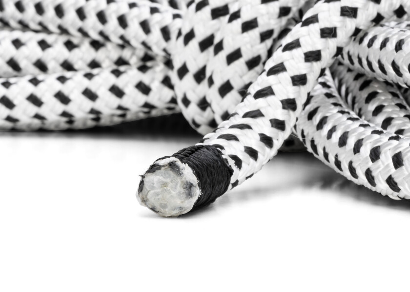 Купить CRUISING - Швартовный трос / с ушком / белый/черный / Длина: 12 м 55071-bvs 7ft.ru в интернет магазине Семь Футов