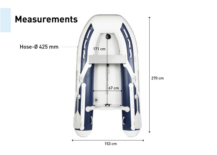 Купить SEATEC Яхт-тендер AEROSTAR 265 / воздушное пол / 3,5 человека / 2,70 м / макс. 8 л.с. 7ft.ru в интернет магазине Семь Футов