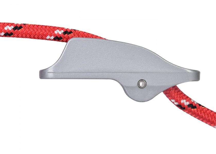 Купить Стопор щелевой для трапеций Clamcleat CL253 для троса Ø4-8мм с нейлоновым звеном 90x18x35мм из алюминия 7ft.ru в интернет магазине Семь Футов