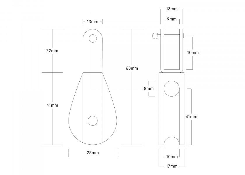 Купить RWO Guide Roller for Rail Base 11972-bvs 7ft.ru в интернет магазине Семь Футов