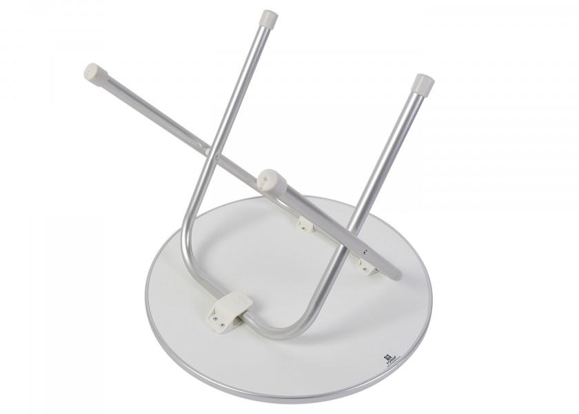 Купить Стол складной Forma Marathon M300 610x610x490мм белый круглый меламин/алюминий 7ft.ru в интернет магазине Семь Футов