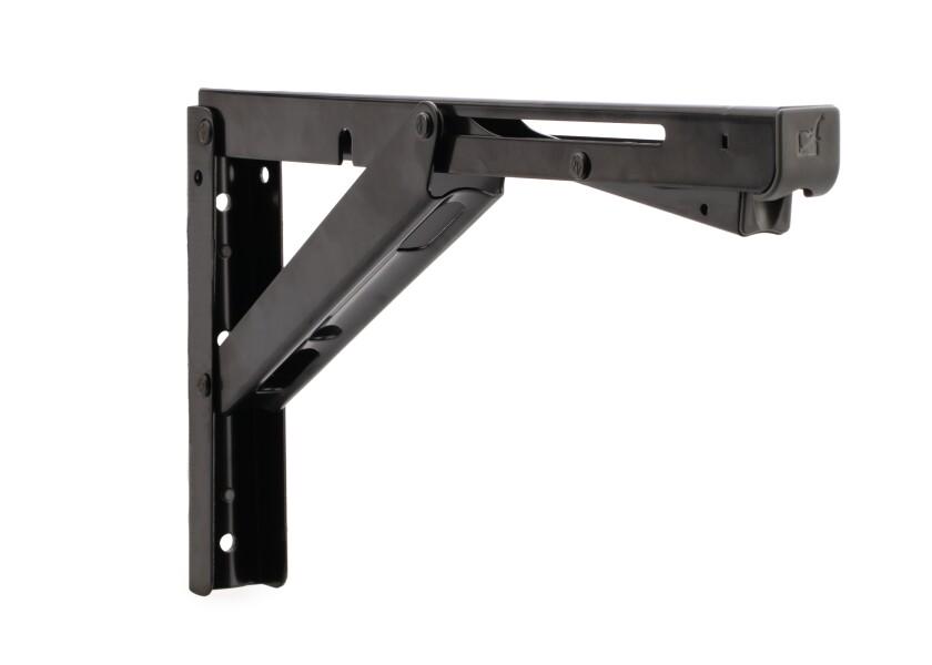 Купить Складной кронштейн для стола/сидения Roca 917560 Robust L 150(400)/75кг 230Нм из чёрной окисленной нержавеющей стали AISI304 7ft.ru в интернет магазине Семь Футов